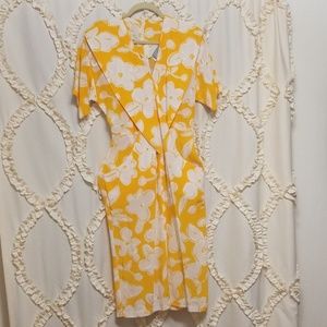 Vintage kimono wrap dress